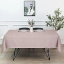 sancua Rectangle Tablecloth - 90 x 132 Inch - Stain and Wrinkle Resistant Washable Polyester Table Cloth, Decorative Fabric Table Cover for Dining Tables, Buffet Parties and Camping, Blush by CozyNest Decor