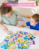 510 Words French Flash Cards for Kids, Toddler Learning Resources Toy, Autism Sensory Toys for Autistic Children Aged 2-4 Pink (French/English/Bilingual) by TinyTreasures Baby Boutique