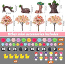93 Pcs Fairy Garden House Resin Accessories Fairy Elves Kit Miniature Fairy Figurines Ornaments Fairy Animals Decor Outdoor for DIY Dollhouse by GreenHaven Gardens