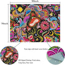 Lunerfex Mushroom Tapestry Pink Flowers Tapestry for Bedroom Aesthetic Tapestries Cute Floral Tapestries Wall Hanging for Bedroom and Living Room Decor Pink Flowers 70×90 Inches by CozyNest Decor
