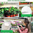 TONYFUL LED Grow Lights, 360 LEDs Plant Lights for Indoor Growing, 36W Premium Full Spectrum Grow Light with 4/8/12H Timer, 10 Dimmable Levels - Ideal for Indoor Growing (4Pcs) by GreenHaven Gardens