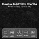 Modern Minimalist Chenille Modular Sectional Sofa, Oversized Couch and Loveseat Set with Thick Cushions, Upholstered Sofa for Small Spaces, Living Room, Bedroom, Office, Apartment(Black,75" Loveseat) by CozyNest Decor