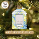 Baby Personalized Christmas Ornaments 2023 - Fast & Free 24h Customization – Pink Baby's First Picture Frame Christmas Decorations with Name - Comes Gift-Wrapped by TinyTreasures Baby Boutique