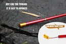 Tenkara Rod Fly Fishing Rod Kit - Kids Fishing Pole Small Stream Collapsible Fly Poles All Waters Quality Carbon Tube Creek Rods by TinyTreasures Baby Boutique