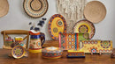 Bico Tunisian Ceramic 16 inch Oval Platter, Microwave & Dishwasher Safe by CozyNest Decor