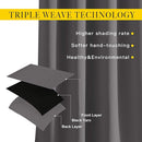 NICETOWN Bedroom Grey Blackout 120 inch Curtains - Triple Weave Energy Saving Thermal Insulated Solid Grommet Blackout Draperies for Patio, W52 x L120, 2 Panels by TinyTreasures Baby Boutique