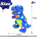 Cuteoy Light-up Plush Blue Dinosaur LED Stuffed Animal Birthday Christmas T-Rex Plushies Toy Gifts for Kids Toddler Girls, 12.5" by TinyTreasures Baby Boutique