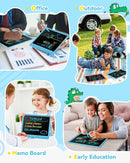 KOKODI 12 Inch LCD Writing Tablet with Anti-Lost Stylus, Erasable Doodle Board Colorful Toddler Drawing Pad, Car Travel School Games Toys for 3 4 5 6 7 8 Kids, Birthday Gift for Girls Boys Adults Blue by TinyTreasures Baby Boutique