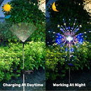 Solar Garden Firework Lights Outdoor Waterproof 6 Pack, 120 LED Sparklers, Colorful, for Patio, Backyard, Sidewalk, Christmas, Parties by GreenHaven Gardens