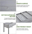 Yaheetech 1pc Raised Garden Bed Outdoor with Legs Horticulture Elevated Wood Planter Boxes w/Stable Rectangle Structure Standing Planter for Vegetables Flowers Herbs Planting,Gray by GreenHaven Gardens