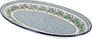 Blue Rose Polish Pottery Noelle Oval Platter by CozyNest Decor