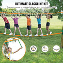 VEVOR Slackline Kit with Training Line, 60 ft Backyard Slack Line Equipment, Easy Setup Tight Rope for Kids Adults, Complete Slackline Set with Tree Protectors, Arm Trainer, Carry Bag, and Instruction by TinyTreasures Baby Boutique