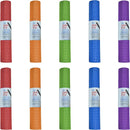 Hello Fit 10-Pack Yoga Mat, 68" x 24" Non Slip Exercise Mat, 4mm Thick Gym Mat for Fitness and Stretching, Bulk Non Toxic Yoga Mats for Schools and Studios by TinyTreasures Baby Boutique