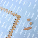 Baby Play Mats for Floor - Shoreline (4x6ft) - Premium EVA Foam Play Mat for Babies & Toddlers - Perfect for Tummy Time, Crawling, Playroom - Stylish & Comfortable Kids Play Mat by TinyTreasures Baby Boutique