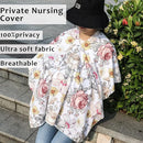 Floral Baby Car Seat Canopy Soft Plush Dotted Backing Baby Car Seat Cover Girls, Infant Carseat Canopy, Stretchy Multi- use Nursing Cover for Stroller/High Chair/Shopping Cart/Car Seat Canopies by TinyTreasures Baby Boutique