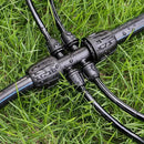 13 Pcs Drip Irrigation Fittings for 1/2 Inch Tubing (1/2" ID x 0.65" OD) to 1/4 Inch Irrigation Tubing, Locked Barbed 1/2" to 1/4" Reducing Tee Connector Drip Line Parts by GreenHaven Gardens