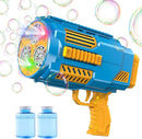 Upgraded Bubble Machine Gun, Built-in Solution, Automatic Blower, 8000+ Bubbles Per Minute for Kids Adults Maker Toys Indoor Outdoor Wedding Birthday Party - Blue by TinyTreasures Baby Boutique