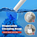 JEHONN Disposable Toilet Bowl Cleaner Wand with Upgraded Clamping System, Wall Mounted Bathroom Scrubber Brush for Bathtub Sink Wash Basin, 16 Refills by CozyNest Decor