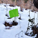 Green Marking Flags 1000 Pack - 4x5x15 Inch Green Flags for Yard - Markers For Lawn, Irrigation, Landscaping, Survey & Sprinkler Head Marking by GreenHaven Gardens