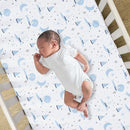 Lambs & Ivy Little Skipper 3-Piece Sailboat Nautical Nursery Crib Bedding Set by TinyTreasures Baby Boutique