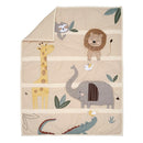 Lambs & Ivy Jungle Story 3-Piece Infant Safari Tan Baby Crib Bedding Set by TinyTreasures Baby Boutique