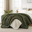 Ultra Soft Chunky Knit Blanket Throw -50x70 Hand Knitted Warm Chenille Throw Blanket, Home Decor Soft Thick Yarn Cable Knit Blanket Breathable Fleece Banket Christmas for Couch Bed Sofa Best GIF by CozyNest Decor