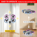K100Max Mini Drones With Camera For Kids And Begginers, Indoor Small Helicopter Plane Quadcopter With Screen Remote Controller, Gift Toy for Boys and Girls, Headless Mode, 2 Batteries(Gray) by TinyTreasures Baby Boutique
