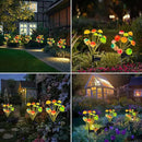 Kohlrabi Solar Garden Lights, 6 Pack Solar Mushroom Lights Outdoor, Upgraded 72LED Mushroom Flower Light Yard Decor Outside Waterproof, Garden Decor for Lawn Front Porch Patio Backyard by GreenHaven Gardens