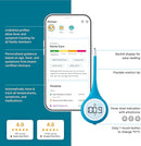 Kinsa Smart,Fever, Digital Medical Baby, Kid and Adult Termometro - Accurate, Fast, FDA Cleared Thermometer for Oral, Armpit or Rectal Temperature Reading - QuickCare by TinyTreasures Baby Boutique
