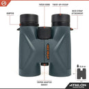 Athlon Optics 8x42 Midas UHD Gray Binoculars with ED Glass for Adults and Kids, High-Powered Binoculars for Hunting, Birdwatching, and More by TinyTreasures Baby Boutique