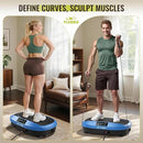 FLYBIRD Vibration Plate Exercise Machine, 120 Adjustable Speed High Intensity Vibration for Muscle Toning Weight Loss Lymphatic Drainage, Full Body Workout Vibration Plate Ideal for Fitness & Recovery by CozyNest Decor