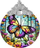 Butterfly Stained Glass Suncatcher, Jocidea Butterfly Ornament, Butterfly Christmas Ornament, Holidays Ornaments, Christmas Tree Ornament, Butterfly Decor, Gifts for Butterfly Lovers by GreenHaven Gardens