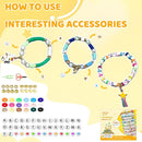 iumulinrui Friendship Bracelet Kit Concert Bracelets Merch, 5200 Pcs Clay Beads Bracelet Making Kit Tricolor Letter Bead, Jewelry Set with Pendant, DIY Craft Gifts Suitable for Beginners by TinyTreasures Baby Boutique