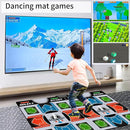 TV Dance Mat Games - Wireless Music Electronic Dance Mat Fun Dance Fitness Games for Kids, Christmas and Boys and Girls Birthday Gift Ideas, Silver Gray by TinyTreasures Baby Boutique