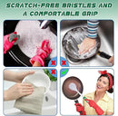 Hsei 20 Pcs Blue and Green Kitchen Scrub Dish Brush Bulk with 11 Inch Anti Slip Handle Cleaning Dish Scrubber with Stiff Bristles Washing Scrub Brushes for Housekeeping for Pots and Pans, Kitchen Sink by CozyNest Decor