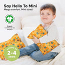 Mini Toddler Pillow with Pillowcase - 9x13 My Little Dreamy Travel Kids Pillow for Sleeping, Toddler Bed, Small, Tiny, Organic Cotton Pillowcase, Soft & Breathable,Kids 2-4 Years Old (Little Builders) by TinyTreasures Baby Boutique