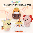 WaldyWop Beginner Crochet Kit for Kids: Easy Crocheting Starter Kits for Girls - Learn to Crochet Set w/Step-by-Step Video - Complete Knitting Kit, Easy Crochet Yarn, Birthday Gifts for Women by TinyTreasures Baby Boutique
