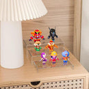 Acrylic Risers Display Stands 3pcs, Rectangular Dessert Table Display Set, Clear Display Shelf for Funko Pop, Collectibles, Retails, Shoes, Plants, Home Decors, Decoration - 7.5''x8''x8.5'' by CozyNest Decor