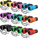 Yunsailing 9 Pack Kid Binoculars Shockproof Mini Compact Binoculars Gifts for 3-12 Years Boys Girls Folding Small Telescope for Kids Bird Watching Camping Outdoor Play, 9 Colors by TinyTreasures Baby Boutique