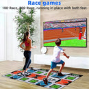 TV Dance Mat Games - Wireless Music Electronic Dance Mat Fun Dance Fitness Games for Kids, Christmas and Boys and Girls Birthday Gift Ideas, Silver Gray by TinyTreasures Baby Boutique