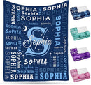 Ship Next Day, Custom Blanket with Name - Printed in USA, Personalized Baby Blankets for Girls, Ultra-Soft Cozy Fleece Blankets, Christmas Birthday Gifts for Boys & Girls Kids Teen Girl by TinyTreasures Baby Boutique