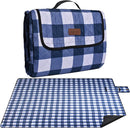 Extra Large Picnic Blanket 80''x 60'' Picnic Mat Waterproof Sand Proof Foldable for Beach, 5-Layer Outdoor Blanket for 6 to 8 Adults,Camping Lawn Hiking Park Music Festival Wedding Mats(Navy Blue) by TinyTreasures Baby Boutique