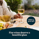 Libbey 7504 Vina Tall Wine Glasses Set, All Purpose Red and White Wine Glasses Set of 12, Professional Grade Glass Wine Glasses for Gatherings, Events by CozyNest Decor