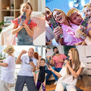 BONAOK Karaoke Microphone for Kids & Adults - Bluetooth Microphones Singing Mic with Disco Lights, Echo Effect, Built-in Speaker Portable Karaoke Player for Party Travel Gifts Q78(Space Gary) by TinyTreasures Baby Boutique