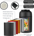 Thermo for Hot Food & Drinks, Thermo Lunch Box, 17oz Vacuum Insulated Food Container with Spoon&Drawstring Bag, Soup Thermo for Adults, Black by TinyTreasures Baby Boutique