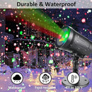 Outdoor Garden Laser Light Projector, Christmas Laser Lights with Red and Green Star Show, Waterproof Holiday Laser Light Landscape Spotlight, Suitable for Outdoor Garden, Home, Decoration, Party by GreenHaven Gardens