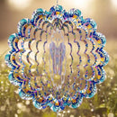 TUOKING Butterfly Wind Spinners Outdoor for Yard and Garden Decor 3D Hanging Wind Sculpture 12 Inch Stainless Steel Wind Spinner Decoration Worth Gift for Women by GreenHaven Gardens