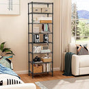8 Tier 2000 lbs Storage Rack Metal Wire Shelving Unit, Storage Standing Shelf Organizer for Laundry Bathroom Kitchen Pantry Closet Garage Basement Utility Room, Black 13.8" D x 23.6" W x 79.5" H by CozyNest Decor