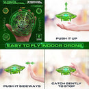 Force1 Scoot Hand Operated Drone for Kids or Adults - Hands Free Motion Sensor Mini Drones, Easy LED Indoor Rechargeable Flying Ball Drone Toy for Boys and Girls (Green) by TinyTreasures Baby Boutique
