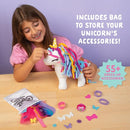 Craft-tastic - Make a Friend Unicorn - Mini Sewing Kit, Arts and Crafts, Kids Crafts, Craft Kit Makes 1 Easy-to-Sew Stuffie with Accessories, Bonus Travel Tote Included Ages 6+ by TinyTreasures Baby Boutique